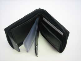 24 Pairs Zipper Wallet Black - Wallets & Handbags