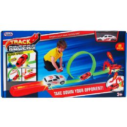 12 Wholesale Track Racers Play Set With Car In Color Box