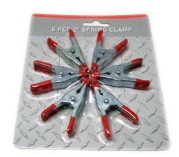 120 Wholesale 2 Inch 6 Piece Spring Clamp Set