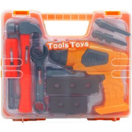 12 Wholesale 14pc Power Tools Play Set In Window Box Case