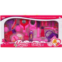 24 Pieces Beauty Play Set In Window Box - Girls Toys