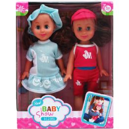 12 Wholesale 2pc 10" Dolls Play Set In Window Box
