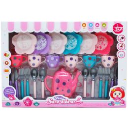 12 Pieces 25pc Tea Play Set In Window Box - Toy Sets
