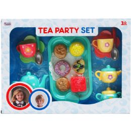 12 Wholesale 16pc Tea Play Set In Open Window Box