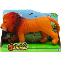 36 Wholesale 11" 6 Assrt Wild Toy Animals W/ Sound In Open Box