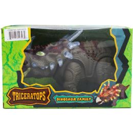 12 Pieces 14" B/o Dino Triceratops - Animals & Reptiles