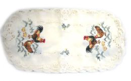 48 Pairs Rooster & Chicks 14 Inch X 32 Inch Oblong - Oven Mits & Pot Holders
