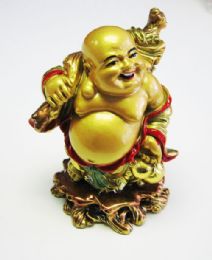 24 Pairs Gold Buddha/ 4x3 - Home Decor