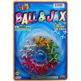 72 Wholesale Jacks With Rubber Ball Play Set On Blister Card