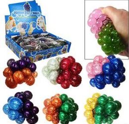 48 Wholesale 2.5" 2-Tone Squishy Jelly Stress Balls