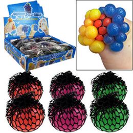 48 Wholesale 2.5" 3-Tone Squishy Jelly Stress Balls