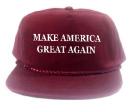 24 Wholesale Make America Great Again Golf Hat - Maroon