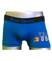 240 Wholesale Boys Sports Seamless Boxer Briefs. Size Small