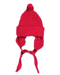 48 Units of Strawberr Infant Cap With Ear Muffs In Assorted Colors - Baby Apparel