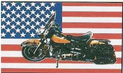 12 Pieces America / Biker - Flag