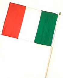 60 Wholesale Italy Stick Flags