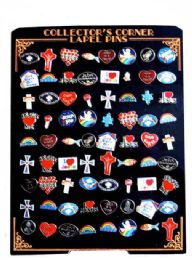 144 Wholesale 72 Piece Hat Pins Unit, Assorted Religious Designs(styles May Vary)