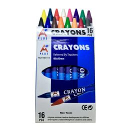 180 Wholesale 16 Piece Assorted Colors Crayon Packs