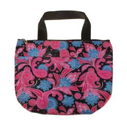 24 Wholesale Insulated Lunch Tote In Paisley Print