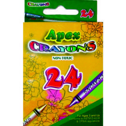 48 Pieces Crayons 24ct. Boxed - Chalk,Chalkboards,Crayons