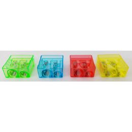 500 of Pencil Sharpeners - 4 Assorted Colors 500/case