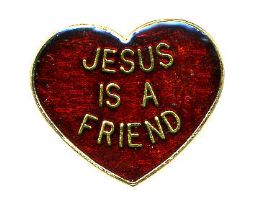 96 Wholesale Brass Hat Pin, "jesus Is A Friend"