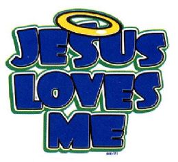 24 Wholesale Baby Shirts "jesus Loves Me" - White T-Shirt