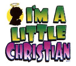 24 Pieces Baby Shirts "i'm A Little Christian" - Printed On White Shirts - Baby Apparel