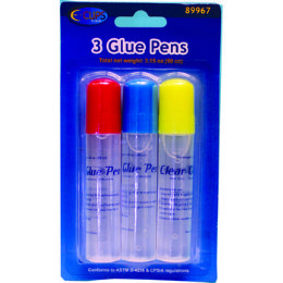 48 Wholesale 3 Pack Glue Pens