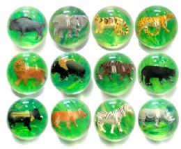 144 Wholesale 5mm Zoo Animal Ball
