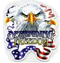 96 Pieces 5 X 5.5 Magnet  Defending Freedom   Eagle - Refrigerator Magnets