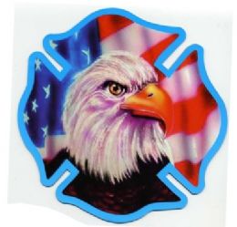 96 Pieces 6 Inch Diameter Magnet, Eagle / Fire Dept Symbo  - Refrigerator Magnets