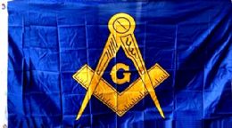 12 Pieces 3' X 5' Polyester Flag, Masonic (masons), With Grommets - Refrigerator Magnets