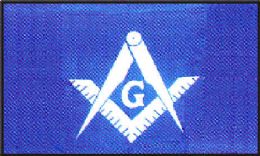 12 Pieces 3' X 5' Polyester Flag, Masonic (masons), With Grommets - Refrigerator Magnets