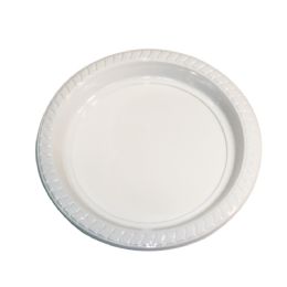 4 Pieces Ideal Dining Plastic Plate 10 Inch100 Count White - Disposable Plates & Bowls