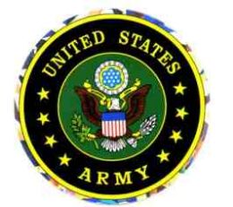 96 Pieces 3" Round Decal, United States Army - Stickers
