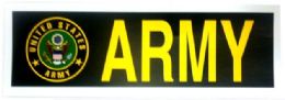 48 Pieces 3" X 9" Decal, Army - Stickers