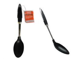 96 Wholesale Solid Spoon 13.4" L Nylon