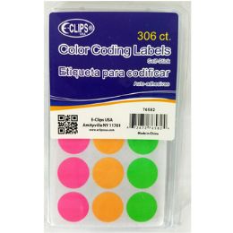 36 Wholesale Color Coding Labels - 306 Count