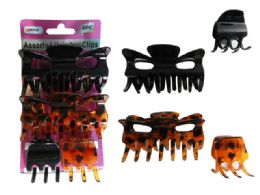96 Wholesale 4pc Hair Jaw Clips