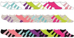 600 Pairs Womans Fashion Printed Low Cut Ankle Socks Size 9-11 - Womens Ankle Sock