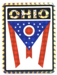 96 Pieces 3" X 4" Ohio Decal - Stickers