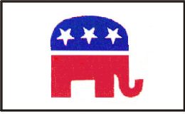 12 Wholesale 3' X 5' Polyester Flag, Republican, With Grommets