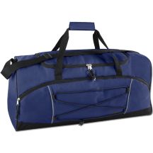 24 Wholesale 26 Inch Bungee Duffel Bag Navy Blue Color Only