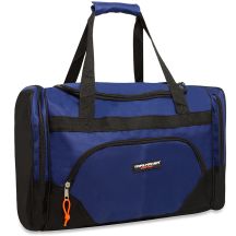 24 Wholesale Trailmaker Deluxe 20 Inch Duffel Bag With Large Side PocketS- Blue Color Only