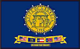 12 Wholesale 3' X 5' Polyester Flag, Georgia (new), With Grommets