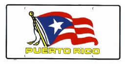 24 Wholesale "puerto Rico" Metal License Plate