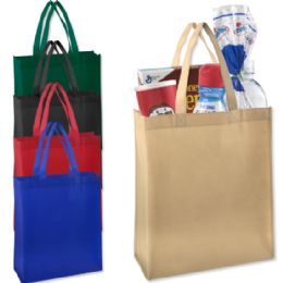 100 Wholesale 15 Inch Grocery Tote Bag - Assorted Colors