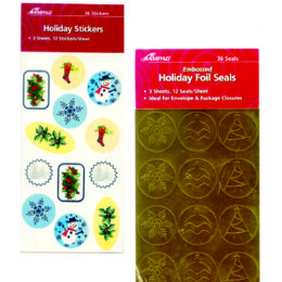 48 Pieces Christmas Gift Stickers - 36 Pack - Stickers