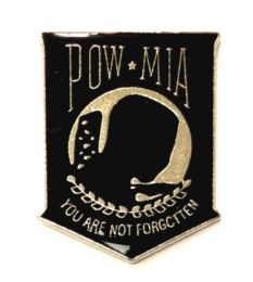 96 Pieces Metal Hat Pin, "poW-Mia You Are Not Forgotten - Hat Pins & Jacket Pins